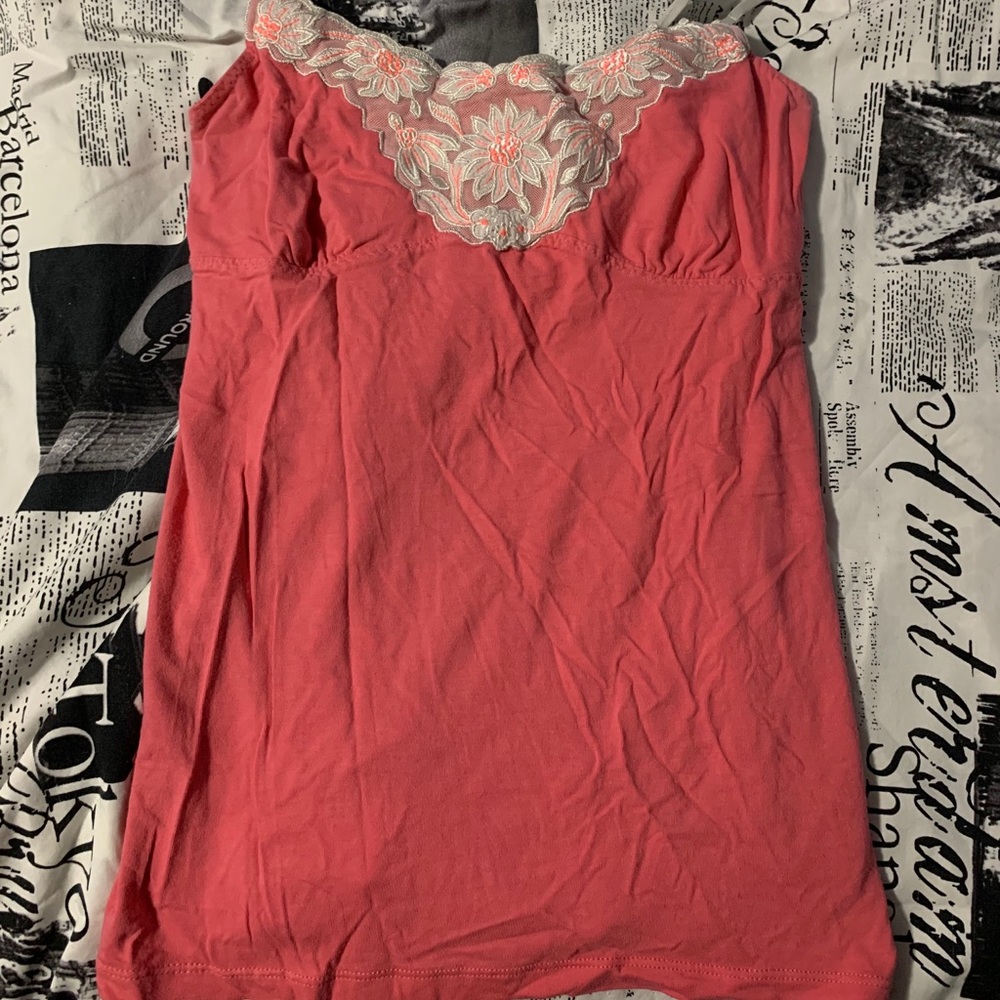 American Eagle Peach-coloured tank top - Size M